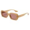 Gafas de Sol Estilo Similar a Wang Jiaer para Hombre y Mujer, Moda de Alta Gama, Gafas de Sentido, Protección Ultravioleta Retro Populares en Internet Europeas y Americanas, Gafas de Sol Estilo Coreano