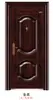 Puerta de Entrada Clase A, Puerta Antirrobo, Puerta de Entrada Ventilada, Puerta de Seguridad para el Hogar, Puerta Doble con Impresión por Transferencia de Grano de Madera, Venta Directa de Fábrica