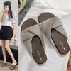 Estilo Banquete Lindo Brilhante Festa Grande Nobre Chinelos 2024 Sapatos Femininos Item Quente Casual Tendência Moda Versátil Médio
