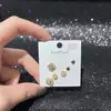El Nuevo Set de Aretes de Múltiples Piezas de Lingshang Design es Ligero, Lujoso y Moderno, Versátil y Fresco y Dulce en Invierno, un Regalo para tu Novia y Mejor Amiga