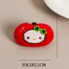 Colgantes de felpa de dibujos animados de la serie de frutas: manzana, pera, piña accesorios de ropa, broches, accesorios para bolsos y calcetines, artículos decorativos