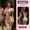 Lingerie Noturna, Vestido Bodycon Sexy Transparente, Conjunto Tentação Desejo Puro, Pijama que Não Tira, Uniforme Qqny