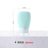 Cosméticos de silicone engarrafados Portátil Travel Wash Bolsa Sabonete Corporal Shampoo Loção Limpador Facial Terno de viagem