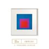 Josefalbers Estilo Pop Abstrato Gradiente Quadrado Colorido Quadrado Elegante Combinação Decoração de Parede Pintura Pendurada