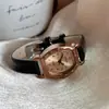 Reloj con Forma de Barril para Niñas, Sencillo y Elegante, Retro y Artístico, Adecuado para Estudiantes de Secundaria y Preparatoria, Reloj de Cuarzo con Diseño de Nicho Estilo Ins