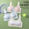Sutiãs para Meninas do Ensino Fundamental e Médio, Tops Pequenos para Fase de Desenvolvimento, Estilo Esportivo à Prova de Impacto para Estudantes, Finos Esportivos à Prova de Impacto para Meninas