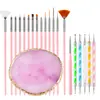 32 Piezas Herramientas de Pinceles para Uñas 31 Piezas Set Combinado Múltiples Pinceles para Uñas Combinación Set Completo de Herramientas