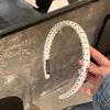 Diadema de Estilo Fresco de Lujo Ligero, Diseño de Esponja Fina, Accesorio para el Cabello de Gama Alta, Diadema de Colores para Mujeres, Venta al por Mayor, Diadema de Corona Alta para Lavarse la Cara