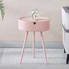 Mesa pequena estilo creme nórdico moderna simples mesa de centro criativa aluguel casa pequeno apartamento sala de estar quarto mesa de cabeceira