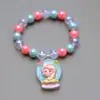 Pulsera Nueva para Niños Princesa Linda Joyería para Estudiantes Accesorios de Pulsera Niñas Elsa Blancanieves Estilo Verano Pulsera Multicolor