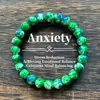 Pulsera Popular Transfronteriza Temu Xiyin Tk con Cuentas Hecha de Aventurina Verde Ojo de Tigre Pulsera Elástica Hecha a Mano