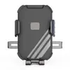 Suporte de celular para moto elétrica atacado bateria bicicleta entregador de delivery carro navegação à prova de choque com guarda-chuva pequeno
