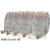 Parches de Pedrería de Cristal, Tiras de Pedrería, Cinturones de Pedrería, Accesorios Decorativos de Pedrería para Ropa DIY, Parches de Pedrería Hotfix de Cristal, Parches de Diamantes con Adhesivo, Joyería