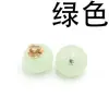 Botones redondos de imitación de jade en colores macarrón para cheongsams, Hanfus y camisas de estilo chino, botones decorativos, venta al por mayor, metal con incrustaciones de diamantes