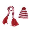Chapéu pequeno decorativo para festival Natal chapéu pequeno tricotado chapéu pequeno criativo para boneca animal de estimação capa para garrafa de vinho suéter pequeno