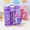Set de papelería Sanrio Regalo de cumpleaños Kuromi Melody Lápiz Sacapuntas de manivela Material escolar Caja de regalo