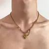 Collares transfronterizos de estilo punk de alta resistencia para hombres y mujeres, estilo gótico de subcultura, cadenas para la clavícula y collares de personalidad de nicho de moda