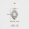 Engastes de Piedras Preciosas Ovalados, Engastes de Piedras Preciosas y Accesorios para Joyería, Fábrica Fuente de Joyería de Acero de Titanio Dongguan