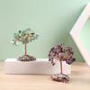 Árbol de la suerte de cristal, árbol de la fortuna, árbol de cristal, árbol del dinero, adornos decorativos, manualidades, adornos de escritorio de oficina