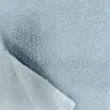 Cor Sólida Azul Lã de Cordeiro Tecido de Lã Tricotado Outono e Inverno Casaco Feito à Mão Roupas Manta Elástica Tecido Fleece Polar