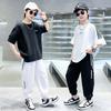 Calças anti-mosquito para meninos finas 2024 Novo estilo coreano calças de verão infantil Mid-Big Boy's Summer Trendy Sports Pants