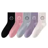 Calcetines Personalizados para Mujer Calcetines de Media Pantorrilla Estilo Ins Otoño e Invierno Conejo Lindo Estilo Japonés Calcetines de Lana Color Puro Medias Versátiles Calcetines de Algodón