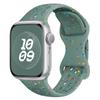 Adecuado para Apple Watch 10 S11 Hebilla Mariposa Correa de Silicona Perforada iWatch Ultra Pulsera Transpirable