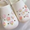 Tamancos Cartoon Fofos com Acessórios, Acessórios Criativos Destacáveis, Fivelas Decorativas para Sapatos, Charms de Tamanco DIY Famosos na Internet