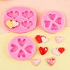 Nuevo molde para llavero con espejo epoxi mate de amor, decoración de pasteles de fondant, accesorios de decoración de carcasa de teléfono móvil en stock
