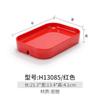 Vajilla de melamina, plato para olla caliente, plato rectangular de plástico, plato de imitación de porcelana para barbacoa, plato de buffet para restaurante, plato de acompañamiento comercial