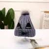 Gorro para Niños Otoño e Invierno Terciopelo Engrosado Cálido Bebé Bebé Masculino y Femenino Protección para Orejas Más Algodón Gorro de Lana Tejido para Niños