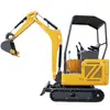 18 Excavadoras Pequeñas, Miniexcavadoras de Oruga Agrícolas, Microexcavadoras de Ingeniería para Huertos y Invernaderos