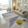 Fornecido diretamente pelo fabricante, tapete estampado geométrico simples para sala de estar e quarto, capacho para corredor com padrão nórdico