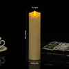 Vela LED Digital Luz de Vela Boca Ondulada Llama Oscilante Luz Artificial de Parafina Atmósfera Boda Confesión Decoración Comida