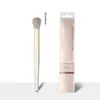 Pincel de Maquillaje Individual Dorado Mango de Madera Suave Pincel para Polvos Rubor Contorno Sombra de Ojos Venta al por Mayor