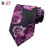 Suministro Listo 2025 Nuevo Pañuelo de Poliéster para Hombre Flor Grande Corbata Moderna Corbata para Traje de Hombre
