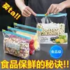 Bolsa Sellada para Conservar Frescura, Bolsa Espesa con Cierre para Alimentos de Grado Alimenticio, Bolsa para Empacar Granos de Cocina, Bolsa para Refrigeración en Refrigerador