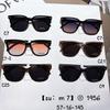 Gaviota 2025 Nuevas Gafas de Sol Colección de Montura Grande Ojo de Gato BL Estrella Mismo Estilo Gafas de Sol para Hombres y Mujeres Cara Cuadrada Cara Grande Adelgazante