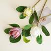 Flor de Imperador Simulada de Alta Qualidade, Pequena Orquídea Imperador Aveludada, Arranjo de Flores para Decoração de Mesa de Hotel e Materiais Atacado Flor Simulada