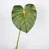 Planta Verde Guanyin Simulada con Goteo, Hoja de Sagú, Potos, Planta Artificial, Micro-Paisaje, Arreglo Floral para el Hogar, Decoración Floral