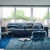 Sofá Minimalista de Tejido Técnico Estilo Italiano Budapest Combinación de Esquina para Apartamento Pequeño Sofá de Tela Lujo Ligero