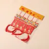 Bolsa de la Suerte Accesorios Dios de la Riqueza Fruta del Dinero Bayas Rojas Hojas de Ginkgo Eucalipto Arreglo Floral DIY Adornos de Año Nuevo Decoraciones