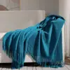 Manta de Sofá Transfronteriza con un Estilo Sencillo para Decoración de Casa de Huéspedes, Manta de Siesta, Manta Decorativa, Manta de Sofá, Manta de Aire Acondicionado