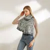 Lenço Longo Fino de Camélia para Mães, Comércio Exterior Transfronteiriço, Proteção para o Pescoço, Lenço Quente e de Alta Qualidade, Xale para Proteção Solar Venda por Atacado