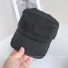 Chapéu Equestre de Mistura de Linho para Mulheres, Boina Newsboy para Primavera e Verão, Boné de Beisebol Listrado Artístico, Chapéu de Tecido de Fibra Reciclada Ecológico, Moderno