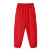 Dia Nacional Roupas Infantis Shorts Brancos de Algodão Calças Compridas até o Joelho para Meninos Roupa de Performance para Escola Primária Vermelha Roupas para Meninas Venda por Atacado