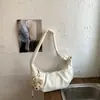 Nova bolsa feminina transfronteiriça, elegante 2026 verão nova moda bolsa de ombro crossbody de grande capacidade, versão coreana bolsa bolinho