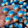 Concha de mar de color simulado, accesorios de resina para bricolaje, carcasa de teléfono móvil, horquilla de belleza, accesorios para el cabello, material de decoración