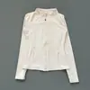 Traje Deportivo con Cuello Vertical para Correr, Montar a Caballo, Yoga, Cremallera, Chaqueta Deportiva, Ropa Exterior, Manga Larga, Corte Ajustado, Top de Fitness de Corte Ajustado, Traje Protector Solar