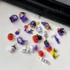 Moldes de arte para uñas de dibujos animados de Halloween, fáciles de quitar, fantasma, calabaza, murciélago, moldes de decoración de uñas 3D DIY al por mayor